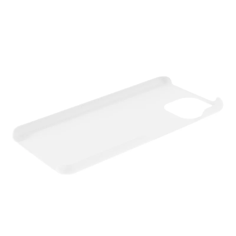 Comfortable Touch Rubberized Plastic Hard Back Cover for Xiaomi Mi 11 Lite 4G / 5G / 11 Lite 5G NE - White