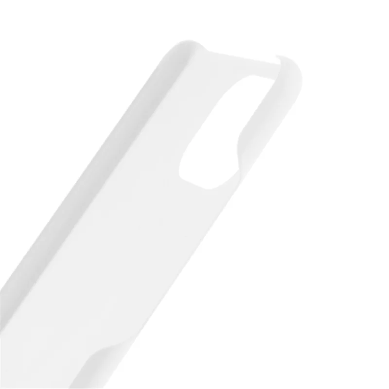 Comfortable Touch Rubberized Plastic Hard Back Cover for Xiaomi Mi 11 Lite 4G / 5G / 11 Lite 5G NE - White