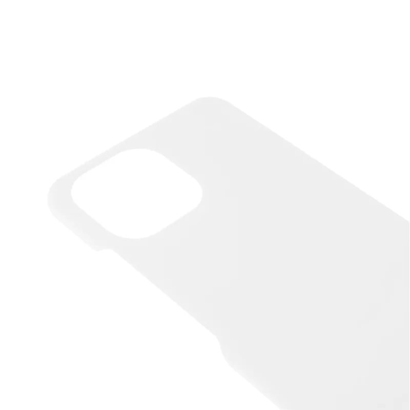 Comfortable Touch Rubberized Plastic Hard Back Cover for Xiaomi Mi 11 Lite 4G / 5G / 11 Lite 5G NE - White