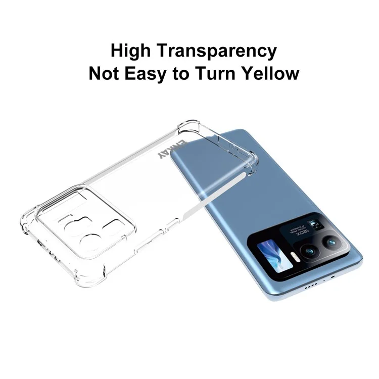 ENKAY HAT PRINCE ENK-PC113 Thicken Cushion Anti-slip Flexible Transparent TPU Cover Case for Xiaomi Mi 11 Ultra