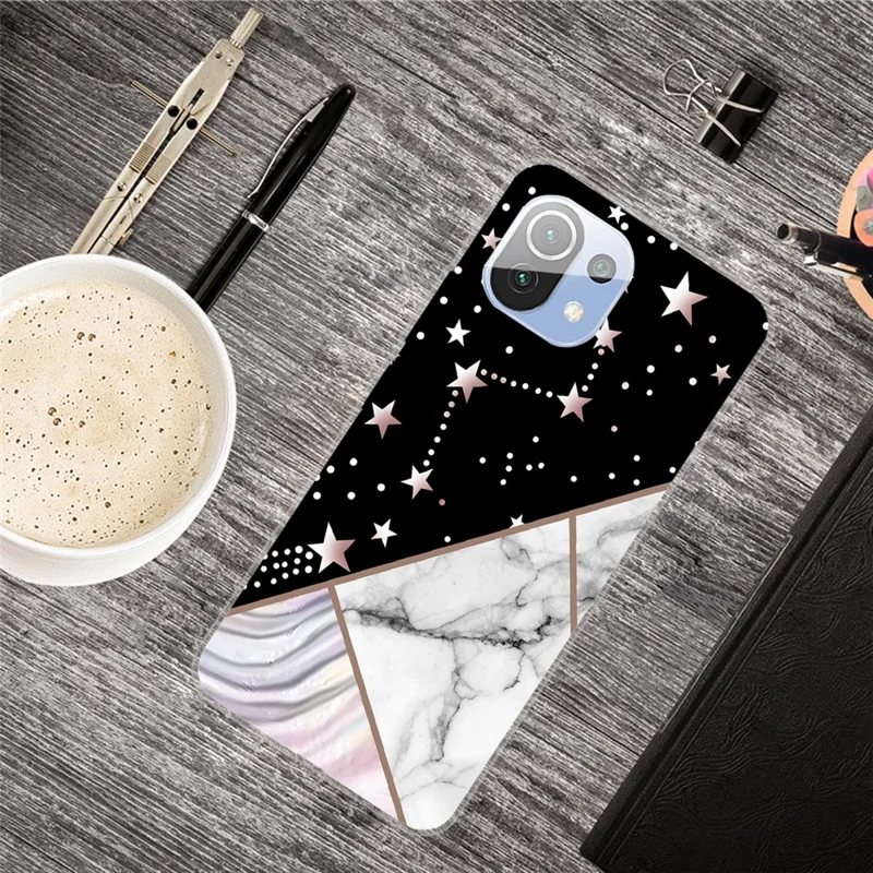 Yoedge Funda Para Xiaomi Mi 11 Lite,Cárcasa Transparente Silicona