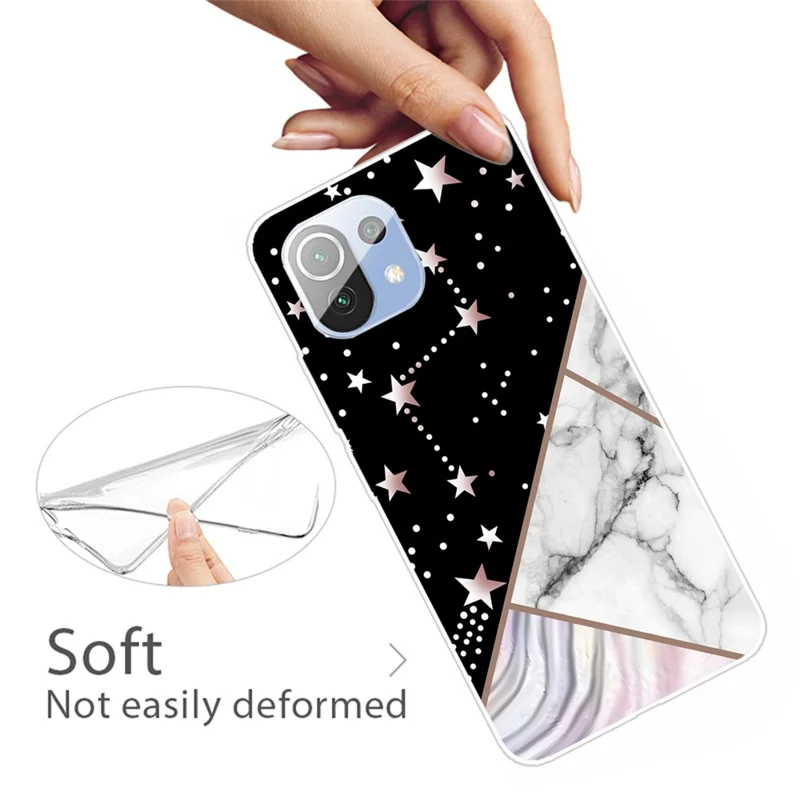 Yoedge Funda Para Xiaomi Mi 11 Lite,Cárcasa Transparente Silicona