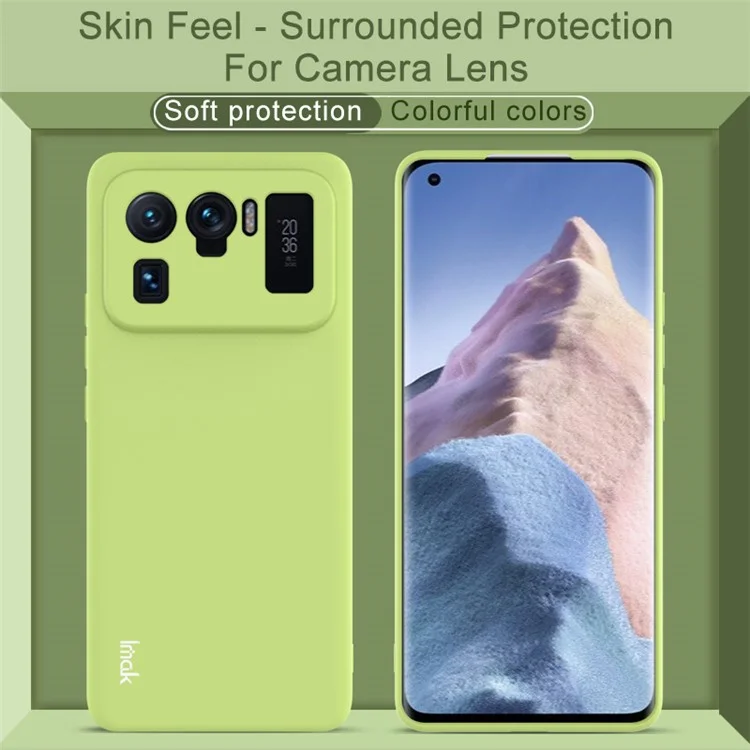 IMAK UC-2 Series Multi-Color Soft TPU Skin-feel Phone Back Case Cover per Xiaomi Mi 11 Ultra - Light Purple