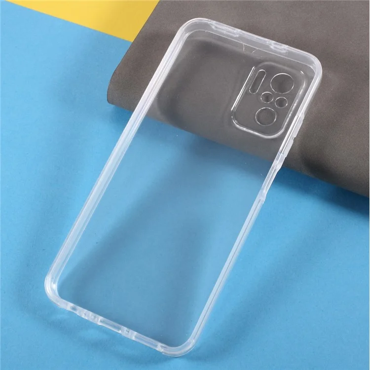 Cubierta Frontal de Mascota + Borde de TPU + Acrílico Panel Posterior de la Parte Posterior Caso de Protección Del Cuerpo Completo Para Xiaomi Redmi Nota 10s Nota 10 4G