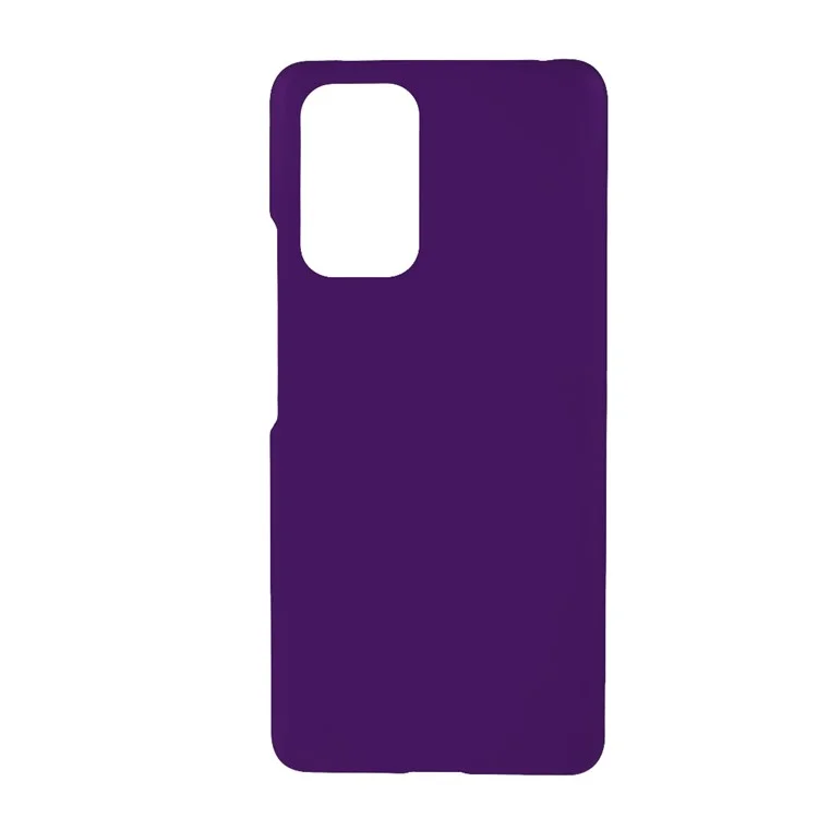 Rubberized Plastic Hard Phone Case for Xiaomi Redmi Note 10 5G/Poco M3 Pro 5G/4G Mobile Phone Cover - Purple