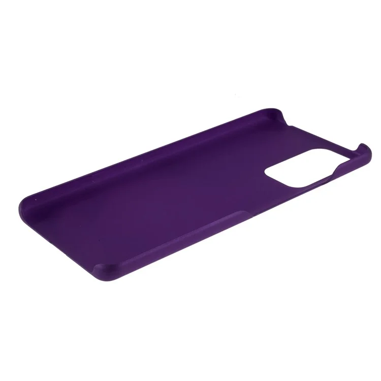 Case de Teléfono Duro de Plástico de Goma Para Xiaomi Redmi Nota 10 5g/poco M3 Pro 5G/4G Cubierta de Teléfono Móvil - Violeta