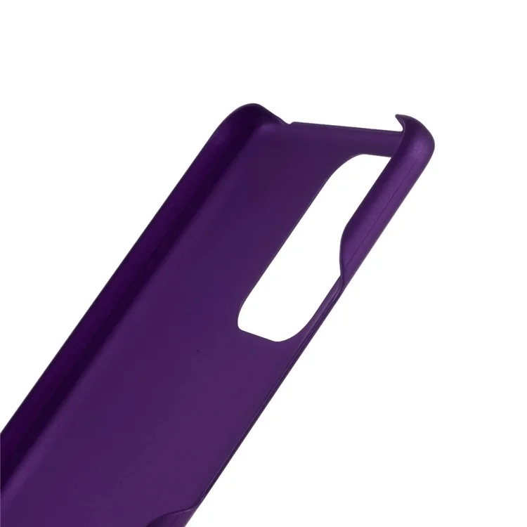 Rubberized Plastic Hard Phone Case for Xiaomi Redmi Note 10 5G/Poco M3 Pro 5G/4G Mobile Phone Cover - Purple