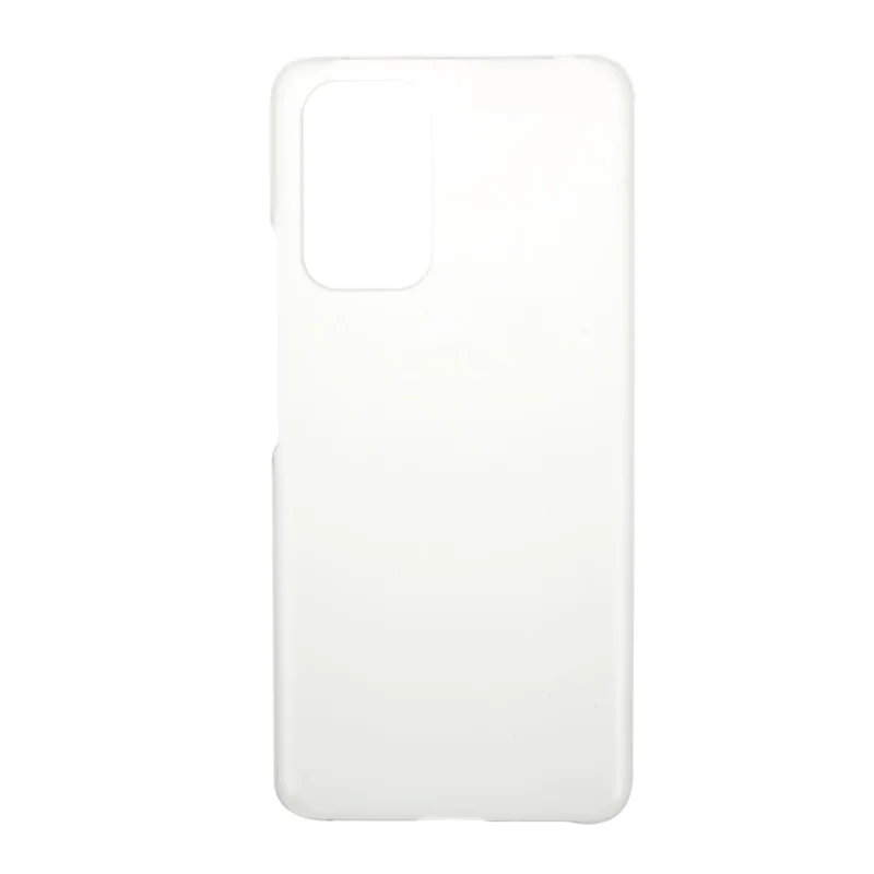 Rubberized Plastic Hard Phone Case for Xiaomi Redmi Note 10 5G/Poco M3 Pro 5G/4G Mobile Phone Cover - Transparent