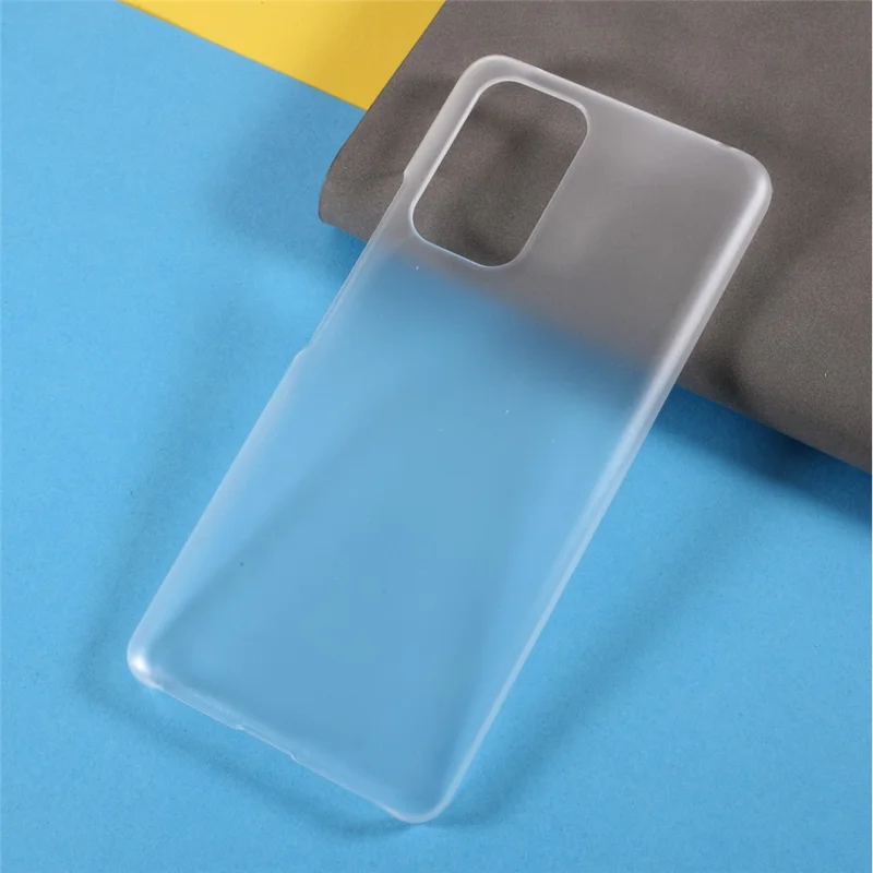Rubberized Plastic Hard Phone Case for Xiaomi Redmi Note 10 5G/Poco M3 Pro 5G/4G Mobile Phone Cover - Transparent