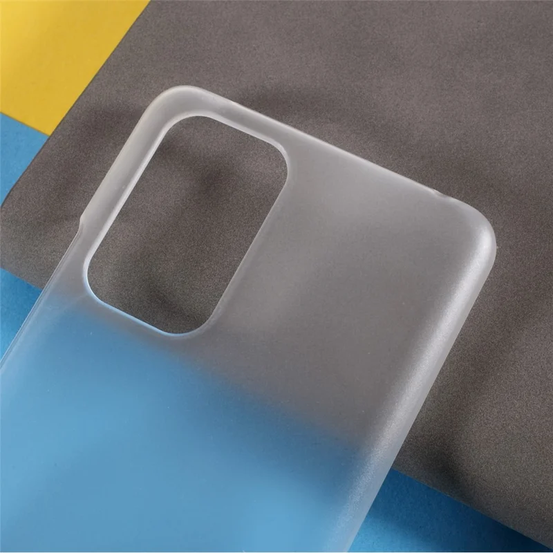 Rubberized Plastic Hard Phone Case for Xiaomi Redmi Note 10 5G/Poco M3 Pro 5G/4G Mobile Phone Cover - Transparent