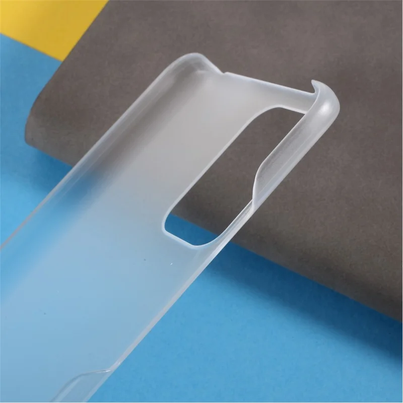 Rubberized Plastic Hard Phone Case for Xiaomi Redmi Note 10 5G/Poco M3 Pro 5G/4G Mobile Phone Cover - Transparent