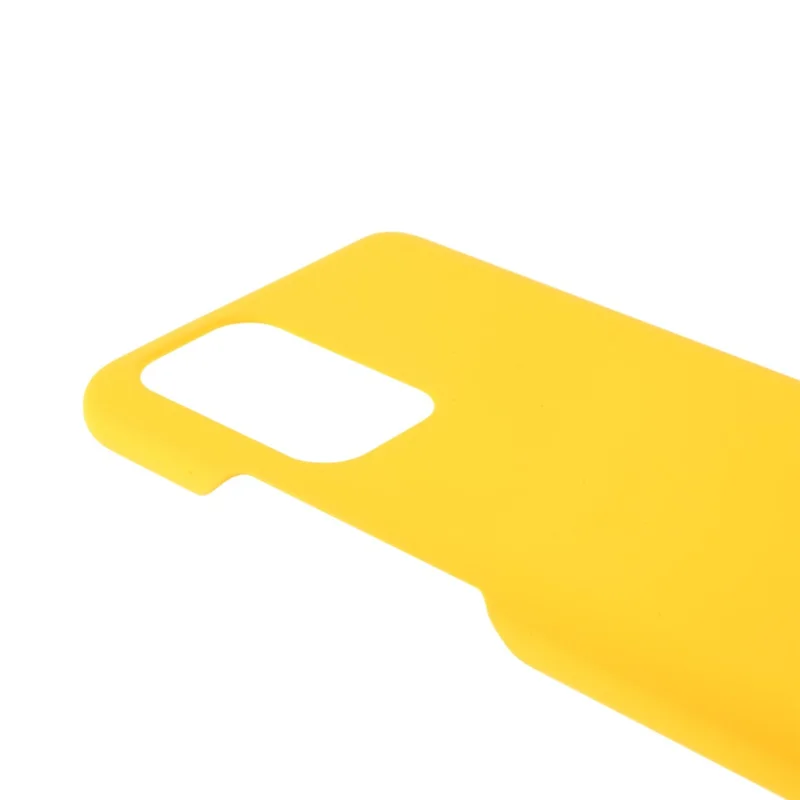 Rubberized Plastic Hard Phone Case for Xiaomi Redmi Note 10 5G/Poco M3 Pro 5G/4G Mobile Phone Cover - Yellow