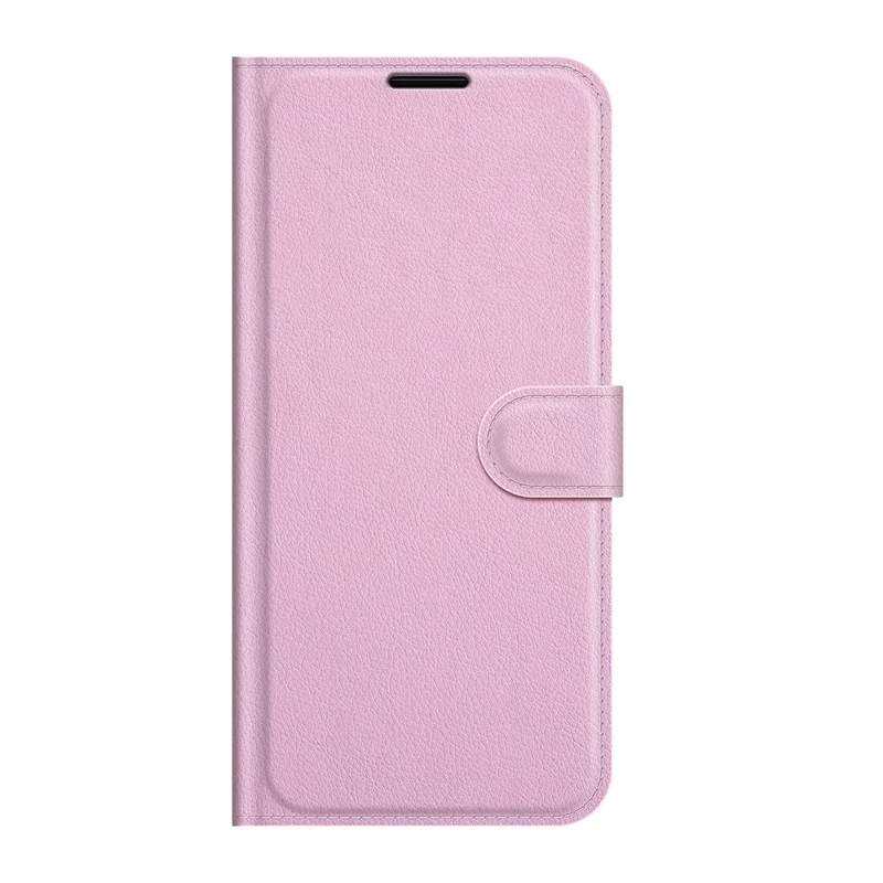 Wallet Design Folio Flip Litchi Texture Leather Phone Case with Stand for Xiaomi Redmi Note 10 5G/Poco M3 Pro 5G/4G - Pink