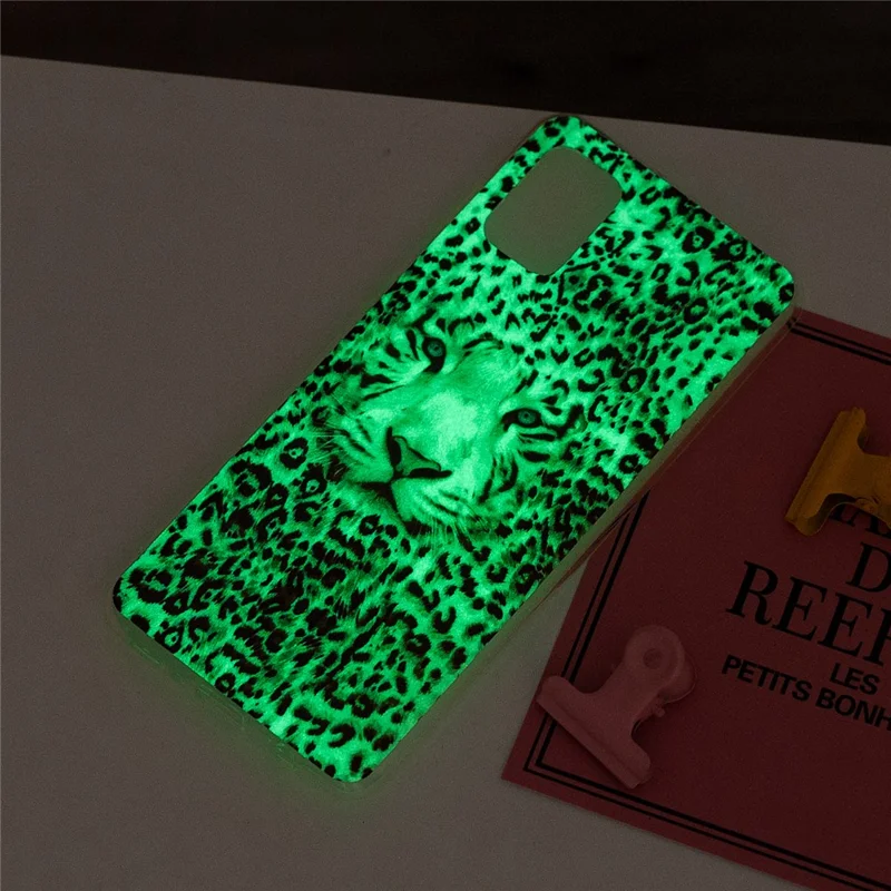 Special Noctilucent IMD Pattern Design TPU Phone Case Protector for Xiaomi Mi 11 Lite 4G / 5G / 11 Lite 5G NE - Leopard Print Tiger