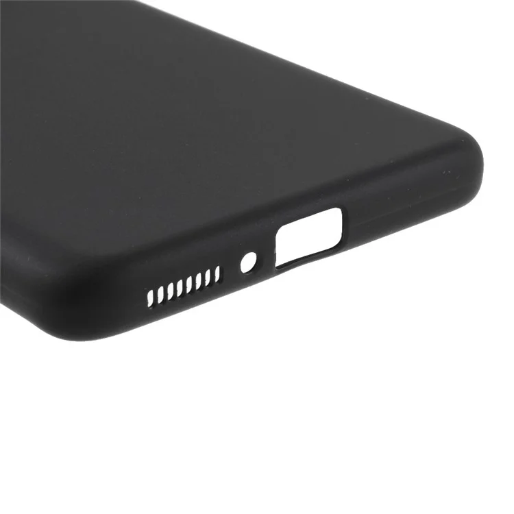 Double-sided Matte TPU Phone Case Shell Cover for Xiaomi Mi 11 Ultra - Black