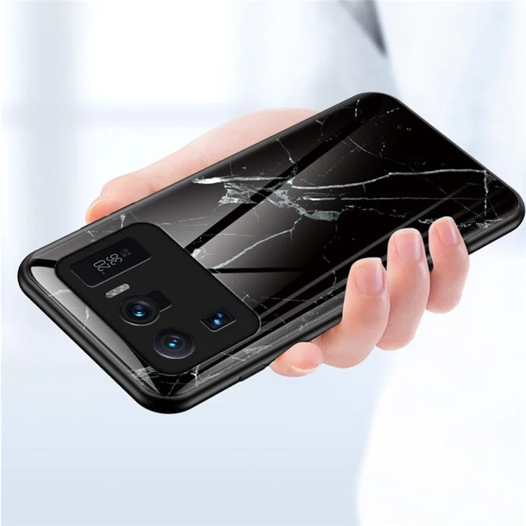 Прочный чехол для сотового телефона с узором мрамора для Xiaomi Mi 11 Ultra - изумрудный мрамор