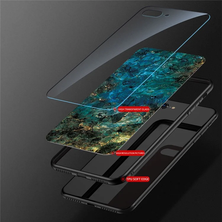 Custodia per Telefono Cellulare in Vetro Temperato con Disegno a Motivi Marmorizzati Antiscivolo per Xiaomi Redmi Note 10 5G/Poco M3 Pro 4G/Poco M3 Pro 5G - Marmo Rosso Sangue