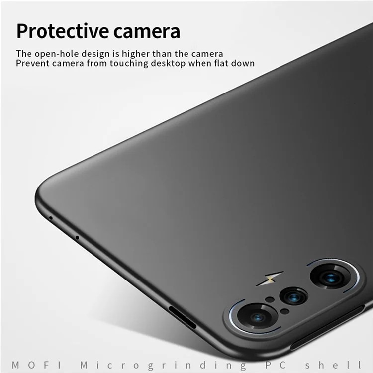 MOFI Shield Slim Frosted Hard PC Case for Xiaomi Redmi K40 Gaming - Preto