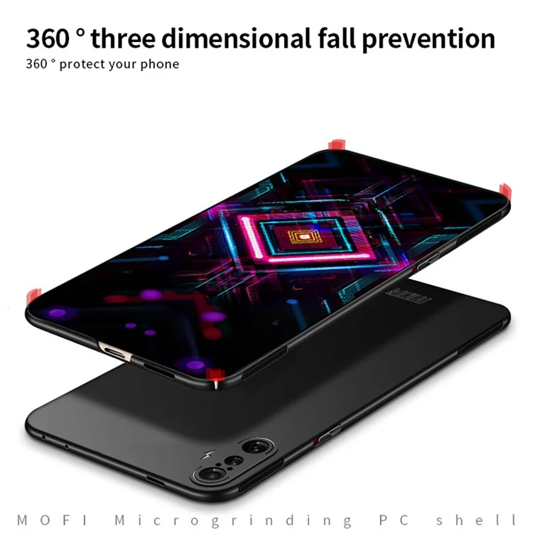 MOFI Shield Slim Frosted Hard PC Case for Xiaomi Redmi K40 Gaming - Preto