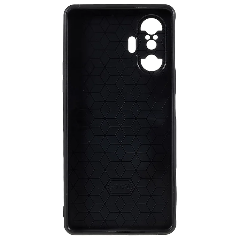 pc en Revêtement en Cuir + Protecteur de Boîtier de Téléphone Mobile Tpu Avec Feuille de Métaux Magnétique Pour Xiaomi Redmi K40 Jeu - le Noir