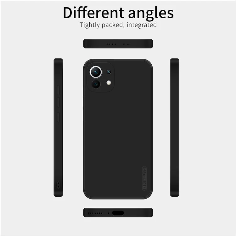 PINWUYO Precise Cut-Out Soft Silicone Cell Phone Case Cover Protector for Xiaomi Mi 11 Lite 4G / 5G / 11 Lite 5G NE  - Green