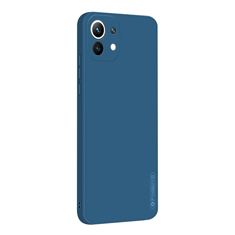 PINWUYO Precise Cut-Out Soft Silicone Cell Phone Case Cover Protector for Xiaomi Mi 11 Lite 4G / 5G / 11 Lite 5G NE  - Blue