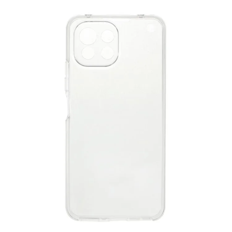 Coque de protection hybride 2 en 1 avec couverture avant en PET + TPU + coque arrière en acrylique transparent pour Xiaomi Mi 11 Lite 4G / 5G / 11 Lite 5G NE