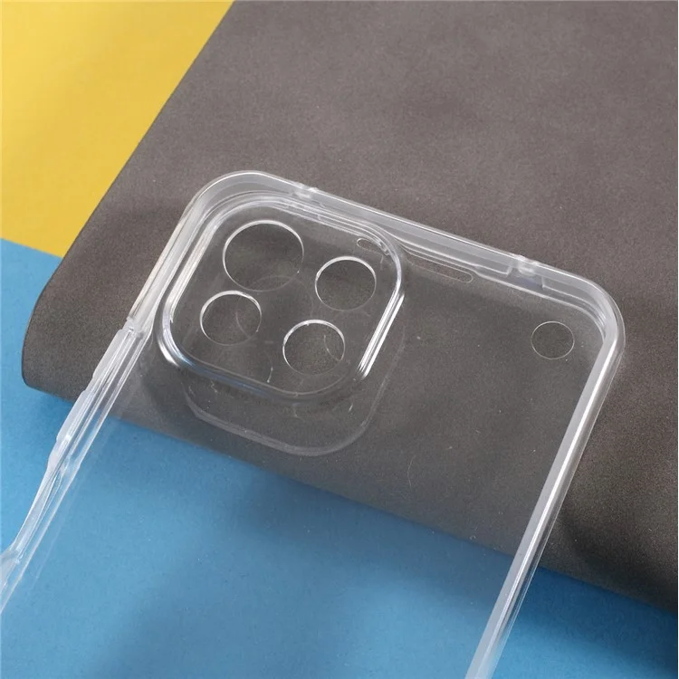 Coque de protection hybride 2 en 1 avec couverture avant en PET + TPU + coque arrière en acrylique transparent pour Xiaomi Mi 11 Lite 4G / 5G / 11 Lite 5G NE