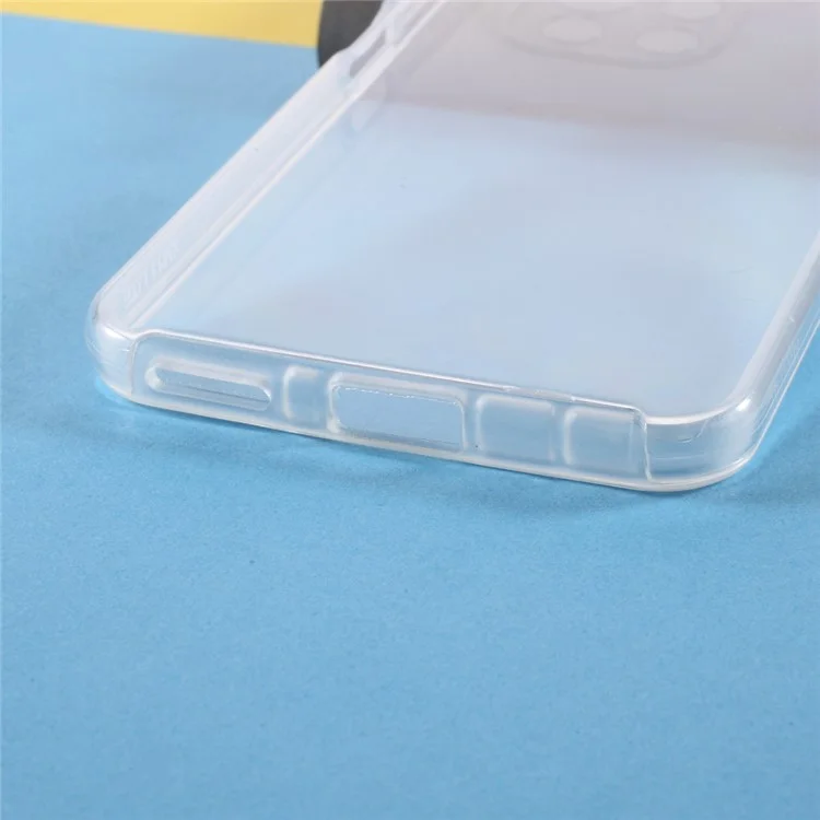 Coque de protection hybride 2 en 1 avec couverture avant en PET + TPU + coque arrière en acrylique transparent pour Xiaomi Mi 11 Lite 4G / 5G / 11 Lite 5G NE