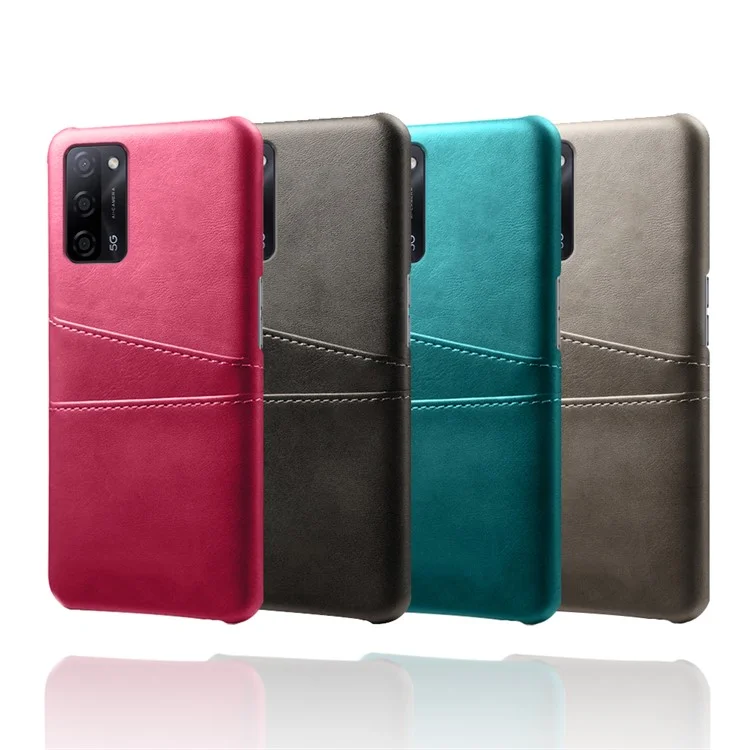 Custodia Per pc Con Rivestimento Con Rivestimento in Pelle Shock KSQ Con Supporto Per Carta Per Oppo A55 5g/a53s 5G 5G - Nero