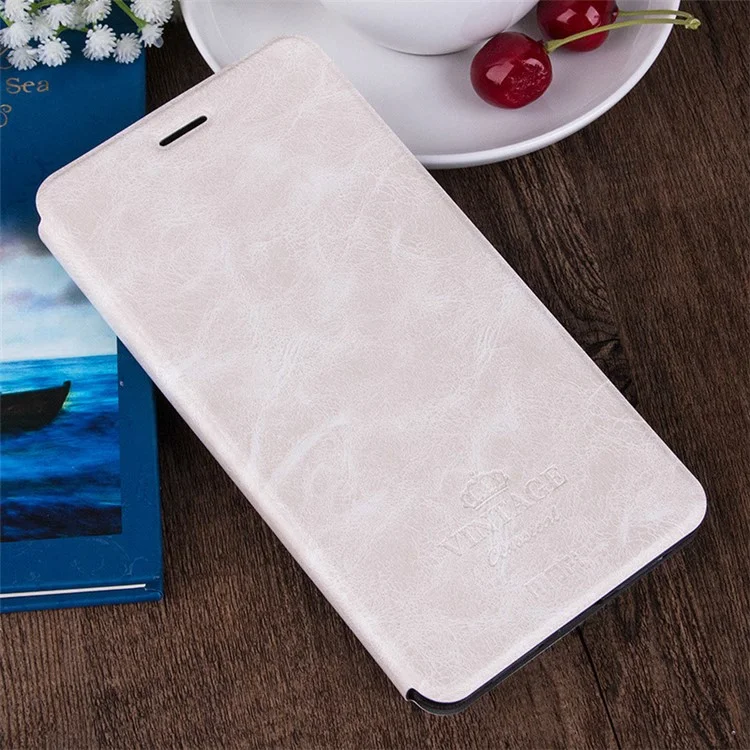 MOFI Leather Card Slot Mobile Casing for Xiaomi Redmi Note 4X - White