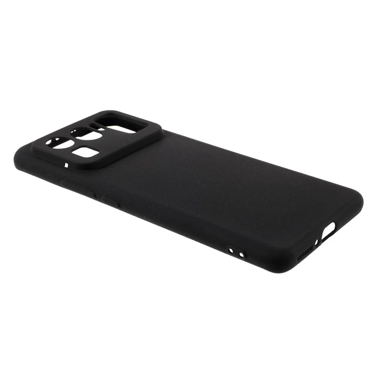 Well-Protected Double-sided Frosted TPU Phone Shell for Xiaomi Mi 11 Ultra - Black