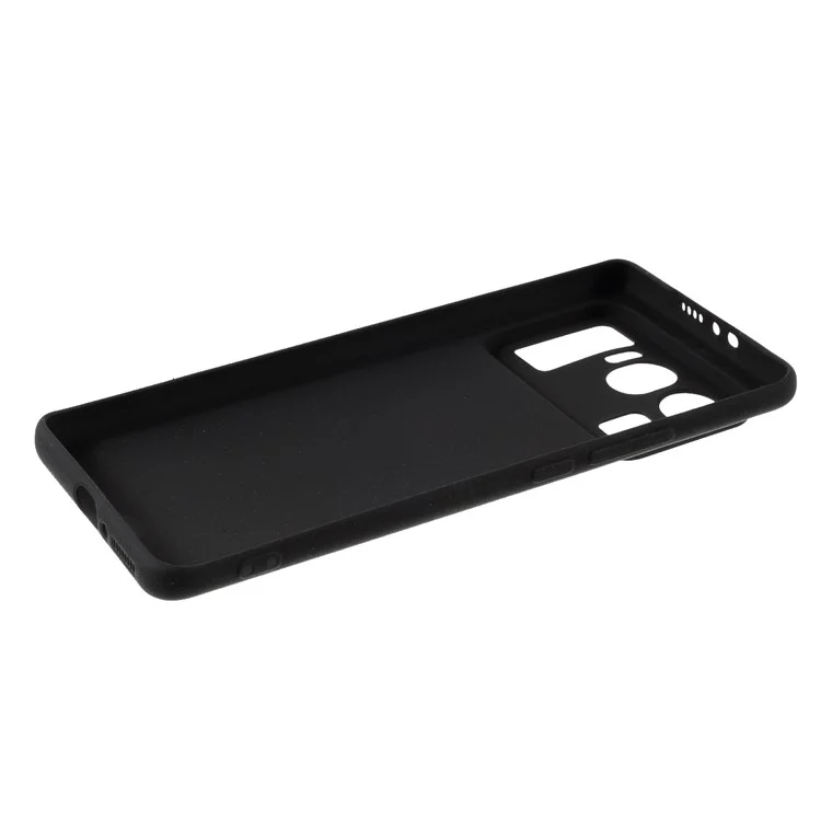 Well-Protected Double-sided Frosted TPU Phone Shell for Xiaomi Mi 11 Ultra - Black