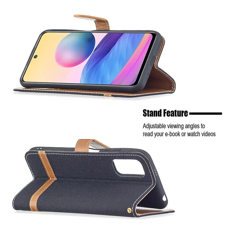 Per Xiaomi Redmi Note 10 5G/Poco M3 Pro 4G/Poco M3 Pro 5G Back Back Coperchi - Nero