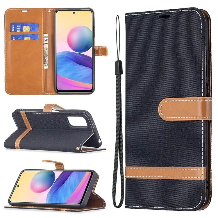Per Xiaomi Redmi Note 10 5G/Poco M3 Pro 4G/Poco M3 Pro 5G Back Back Coperchi - Nero