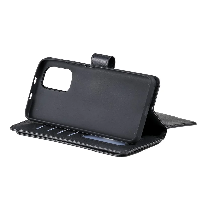 Multi-function 10 Card Slots Wallet Shell for Xiaomi Redmi K40/K40 Pro/Poco F3 Case - Black