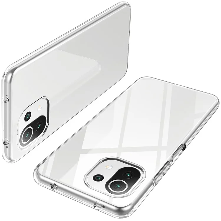 Coque de téléphone en TPU ultra claire anti-empreintes digitales et anti-choc pour Xiaomi Mi 11 Lite 4G / 5G /11 Lite 5G NE