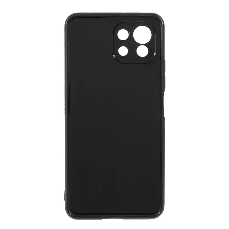 Pour Xiaomi Mi 11 Lite 4G / 5G /11 Lite 5G NE Texture en fibre de carbone Housse de protection TPU souple