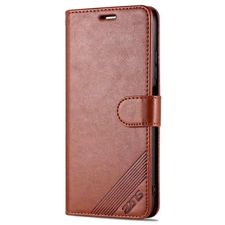 AZNS PU Pethe Phellet Coperchio Chied Chiede Per Xiaomi Redmi Note 10 5g/poco M3 Pro 4G/5G - Marrone
