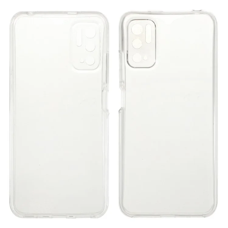 Custodia ibrida per telefono Hybrid Case con protezione completa PET Front Cover + TPU Edge + Pannello posteriore in acrilico per Xiaomi Poco M3 Pro 4G / 5G / Redmi Note 10 5G