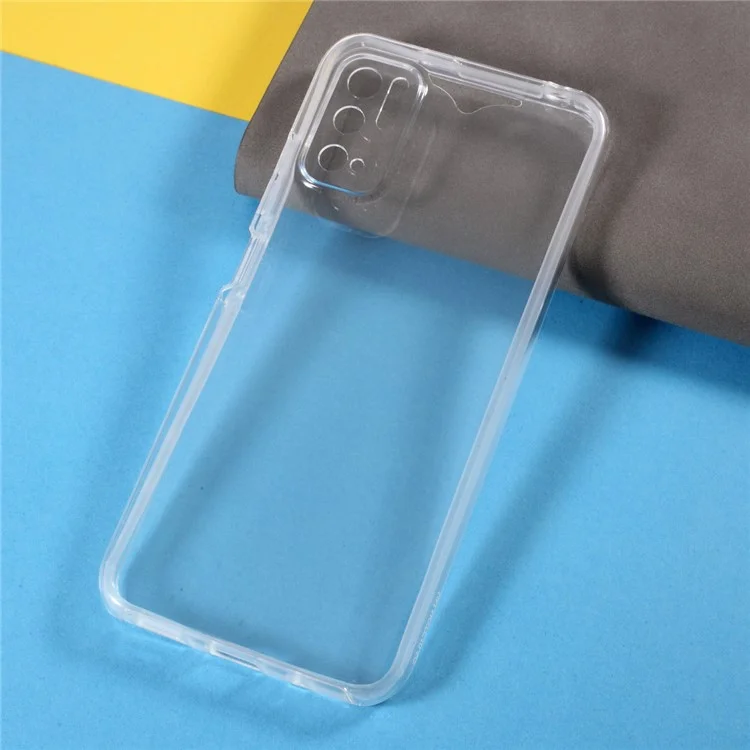 Custodia ibrida per telefono Hybrid Case con protezione completa PET Front Cover + TPU Edge + Pannello posteriore in acrilico per Xiaomi Poco M3 Pro 4G / 5G / Redmi Note 10 5G