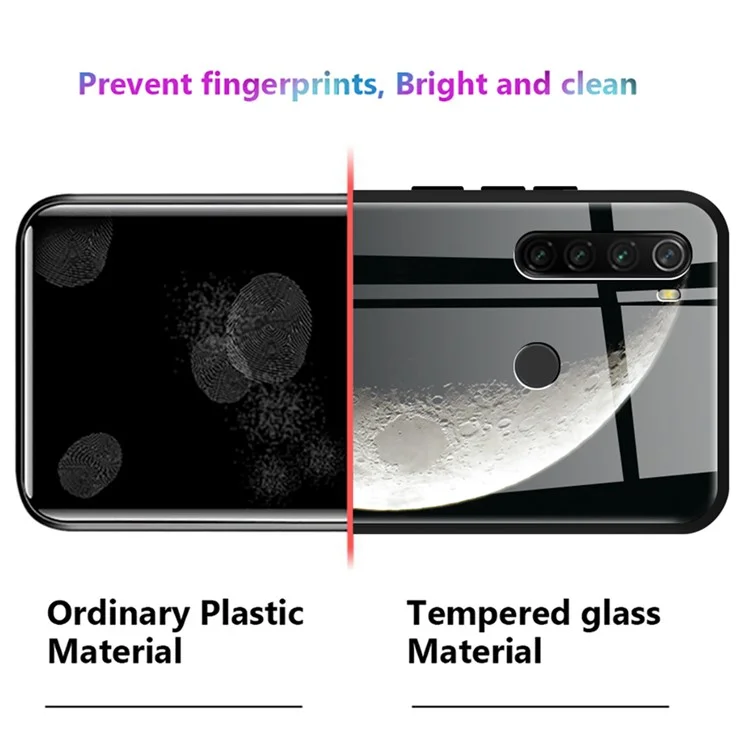 Patrón de impresión Cubierta posterior de vidrio templado resistente a los arañazos con parachoques flexible de TPU para Xiaomi Mi 11 Lite 4G / 5G /11 Lite 5G NE - Panda lindo