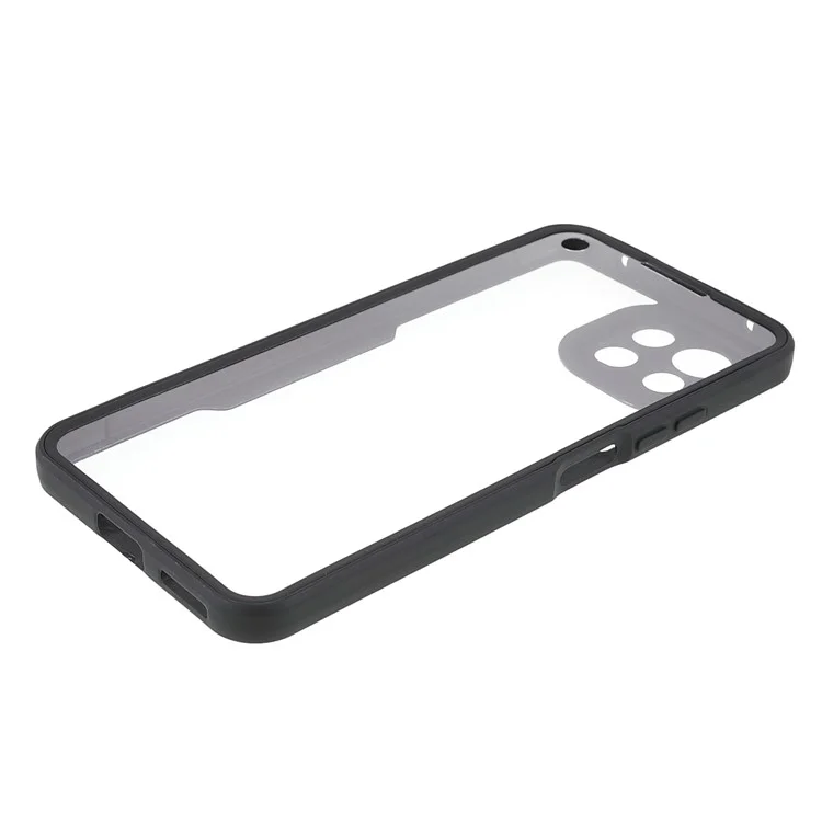 Étui de protection hybride 2 en 1 amovible en TPU + film PET + acrylique pour Xiaomi Mi 11 Lite 4G / 5G / 11 Lite 5G NE - Noir
