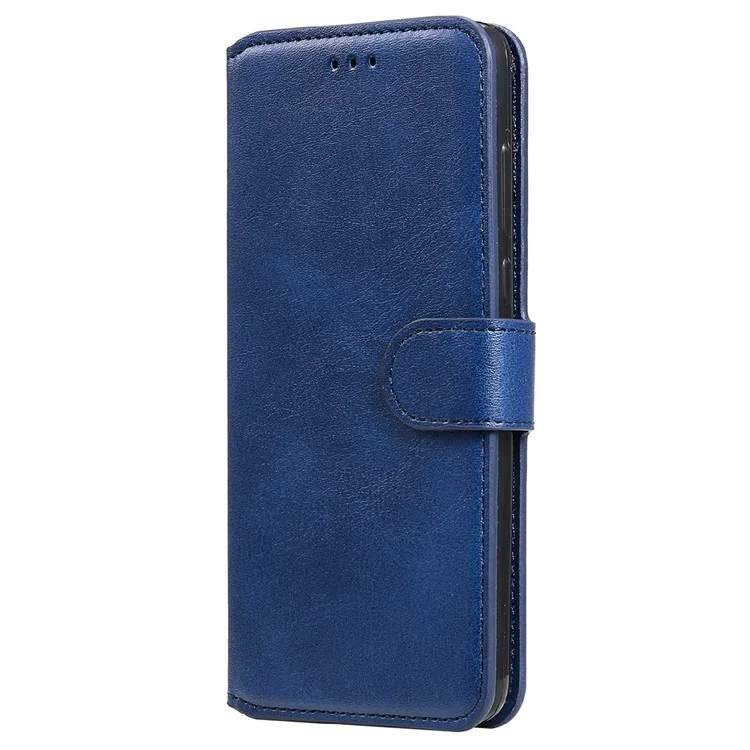 pu en Cuir Folio Flip Téléphone Couvercle de Portefeuille Pour Xiaomi Mi 11 Lite 4g / 5G / 11 Lite 5G NE - Bleu