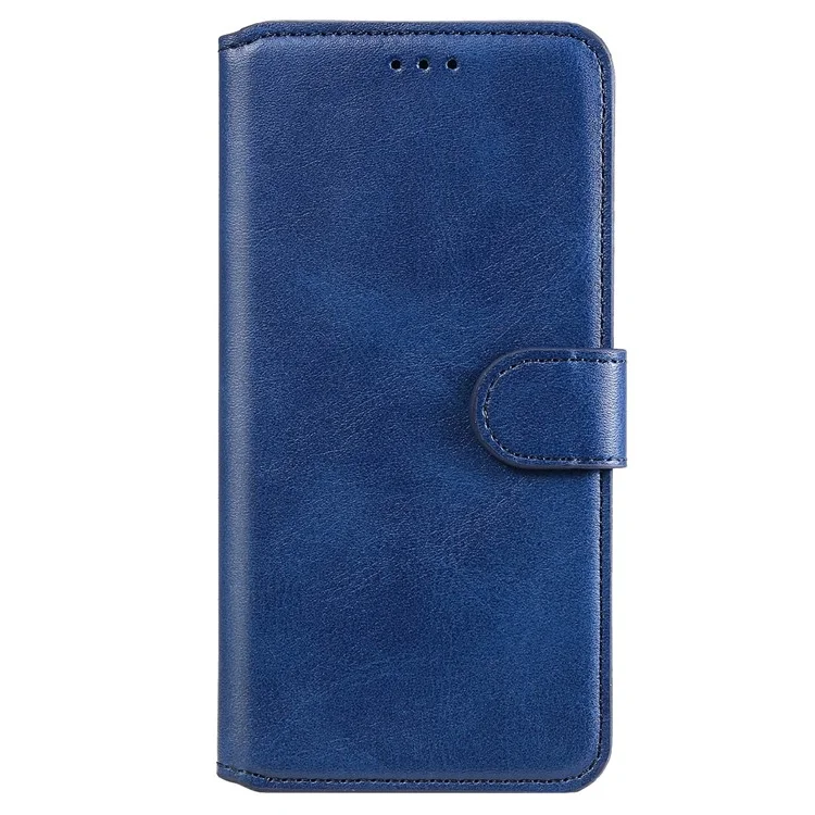 pu en Cuir Folio Flip Téléphone Couvercle de Portefeuille Pour Xiaomi Mi 11 Lite 4g / 5G / 11 Lite 5G NE - Bleu