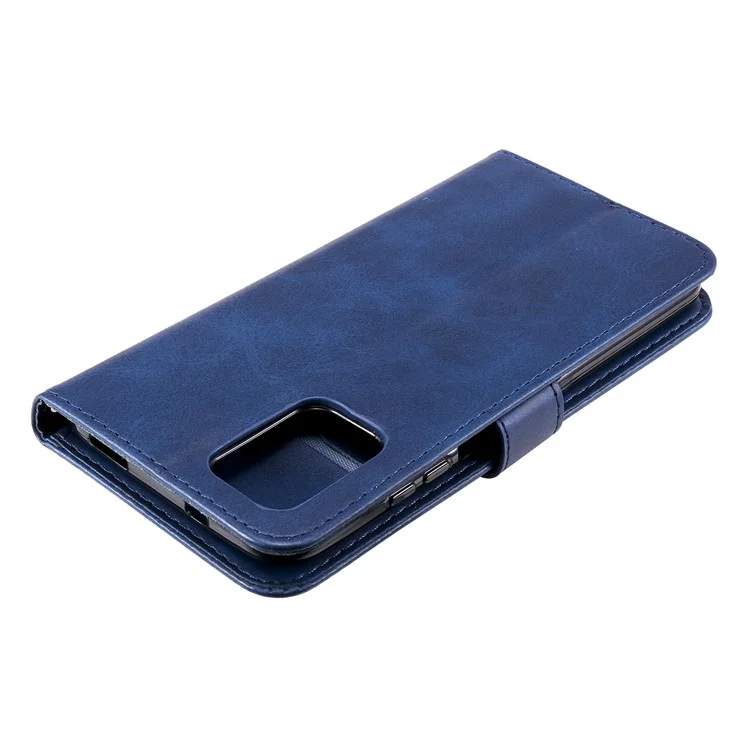 Full Protection Zipper Pocket Leather Wallet Design Phone Case for Xiaomi Poco M3 Pro 4G / 5G / Redmi Note 10 5G/ 10T 5G - Blue