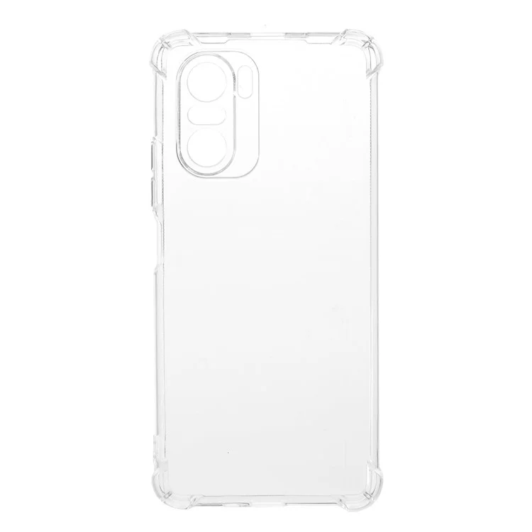 Shockproof Bumper Ultra Flexible Slim Fit Soft TPU Clear Protective Cover for Xiaomi Redmi K40 / K40 Pro / Mi 11i / Poco F3 - Transparent