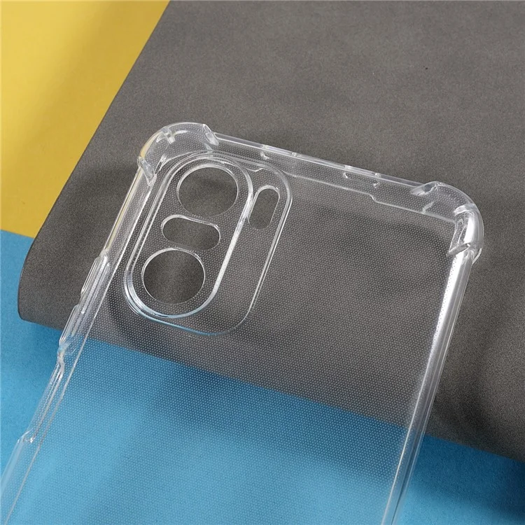 Parachoques A Prueba De Golpes Ultra Flexible Slim Fit TPU Borrar Cubierta Protectora Para Xiaomi Redmi K40 / K40 Pro / Mi 11i / Poco F3 - Transparente