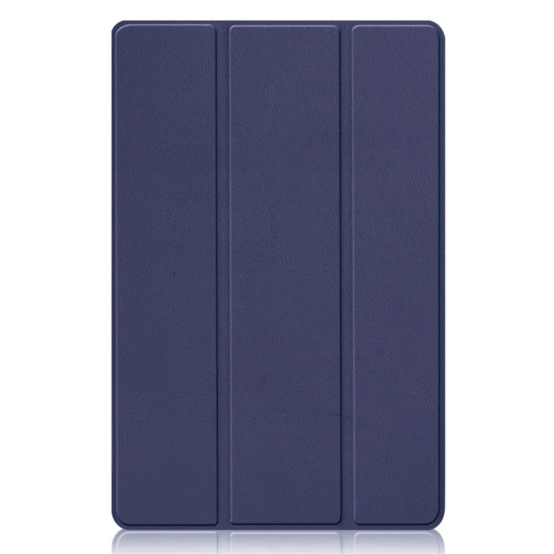 Anti-scratch Shockproof PU Leather Trifold Stand Slim Smart Tablet Cover with Auto Sleep / Wake for Xiaomi Pad 5/Pad 5 Pro - Dark Blue