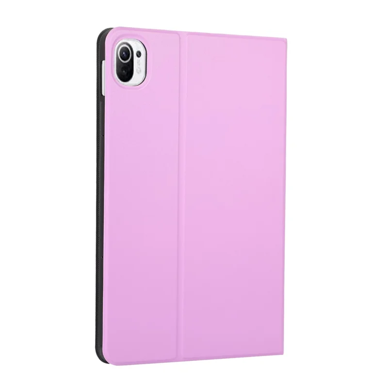 For Xiaomi Pad 5 / Pad 5 Pro Anti-Scratch PU Leather Protective Stand Folio Case Cover - Purple